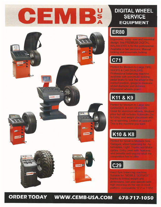 DIGITAL WHEEL SERVICE EQUIPMENT PAGE 1
