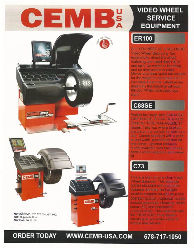 DIGITAL WHEEL SERVICE EQUIPMENT PAGE 2